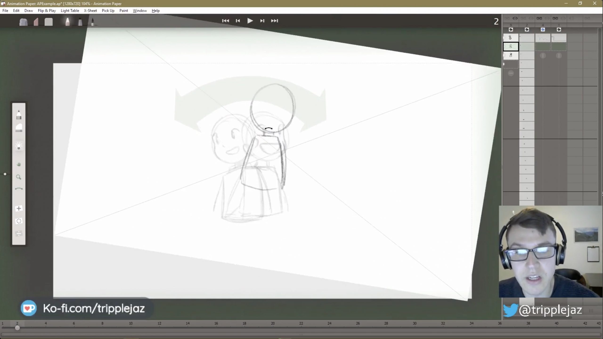 Trying out Animation Paper